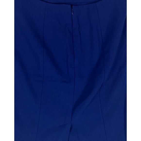 Banana Republic Factory Petite 12P Pencil Skirt Blue Back Zipper - Picture 8 of 9